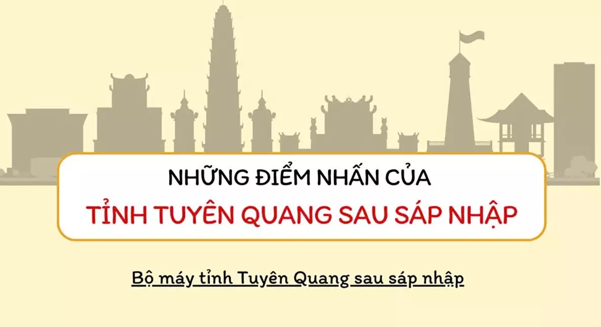 Những điểm nhấn của tỉnh Tuyên Quang sau sáp nhập