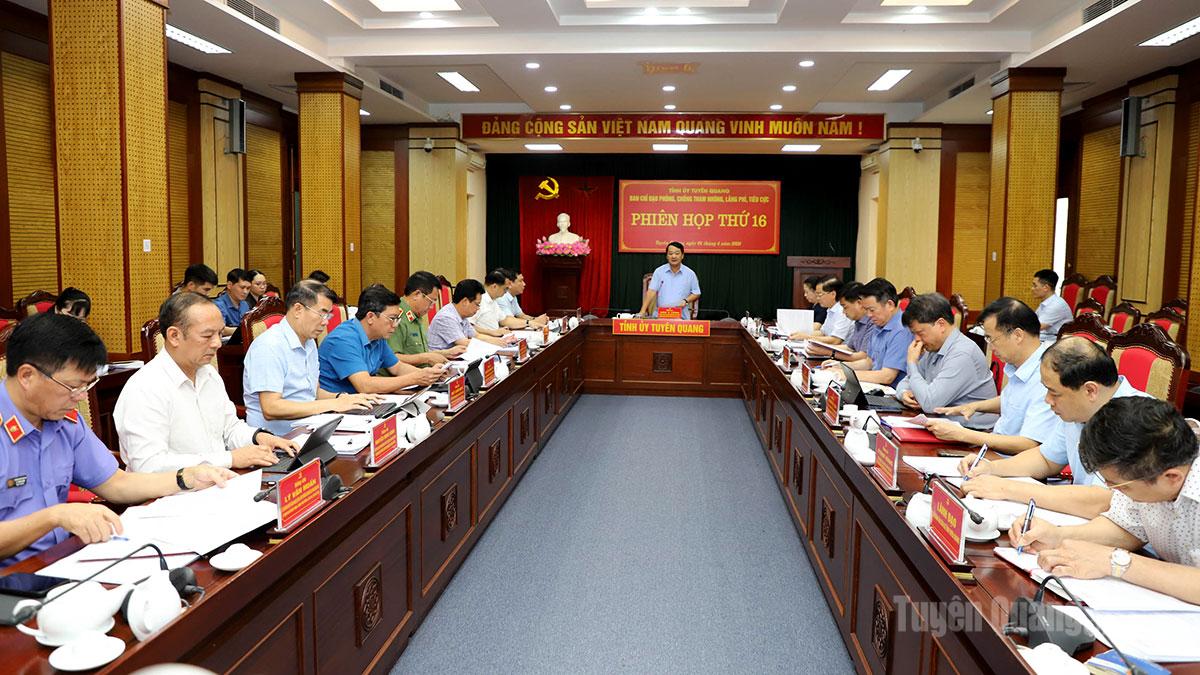 Tạo chuyển biến thực chất trong công tác phòng, chống tham nhũng, lãng phí, tiêu cực