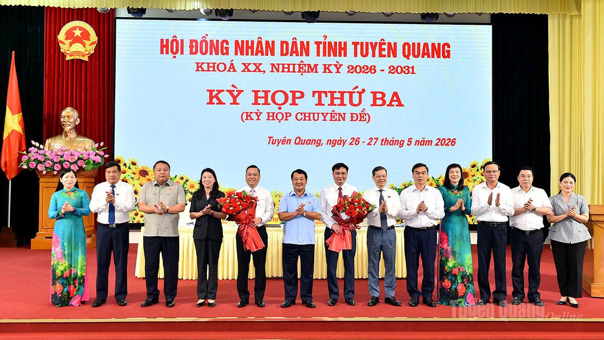 Kỳ họp thứ ba Hội đồng nhân dân tỉnh khóa XX, nhiệm kỳ 2026 - 2031 (kỳ họp chuyên đề) thành công tốt đẹp 