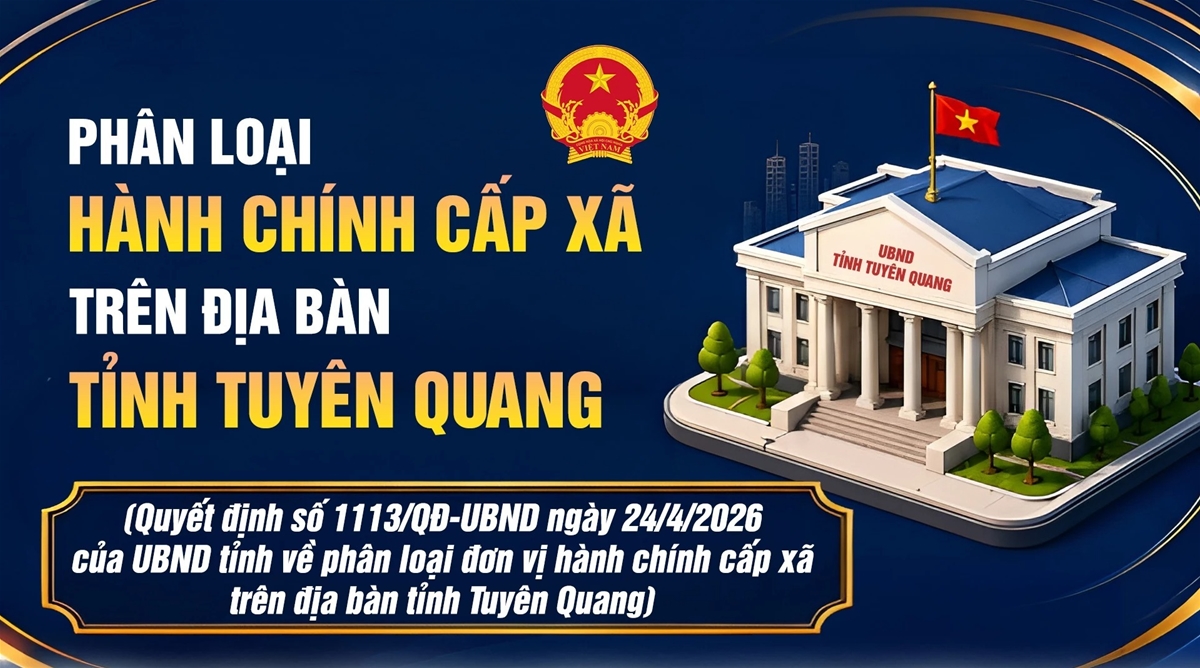Phân loại hành chính cấp xã trên địa bàn tỉnh Tuyên Quang